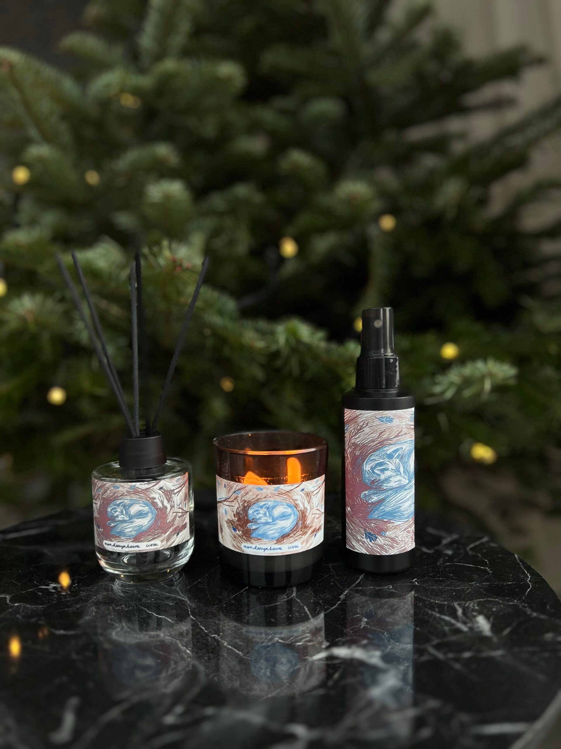 Zestaw | Mandarynkowa cisza