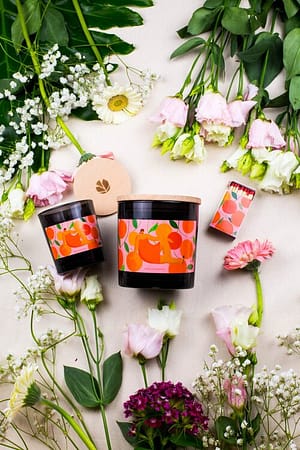 Naturalne zapachowe świece sojowe